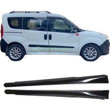Woodhub Fiat Doblo 2010-2023 D3-D4 Kasa Uyumlu Boyasız Plastik Aero Marşpiyel Takımı Uyumlu