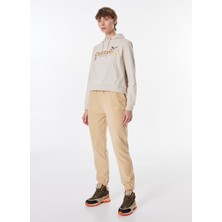 Discovery Expedition Bej Kadın Jogger Baskılı Eşofman Altı  D4WL-EA3087