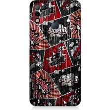 Teknomeg Infinix Hot 10 Play Uyumlu Ayda Kurt  Desenli Silikon Kılıf