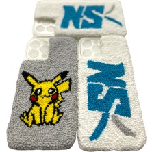 Nsk Textile & Boutique %100 El Punch Nakış Işlemeli Pikachu Desenli Kılıf