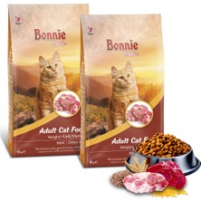 Bonnie Dana Etli Yetişkin Kedi Maması 10 kg x 2 Adet