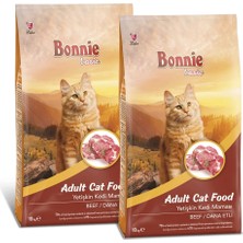 Bonnie Dana Etli Yetişkin Kedi Maması 10 kg x 2 Adet