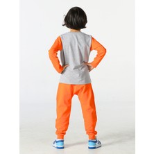 Turuncu Kaykay Baggy Pantolon Takım