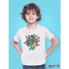 Bumeta Minecraft LEGO All Karakter Characters Oyun Game Çocuk Tişört T-Shirt