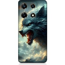 Teknomeg Infinix Note 30 Pro Uyumlu Kurt ve Sis  Desenli Silikon Kılıf