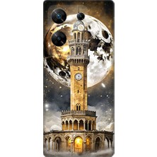 Teknomeg Infinix Zero 30 4g Uyumlu Saat Kulesi  Desenli Silikon Kılıf