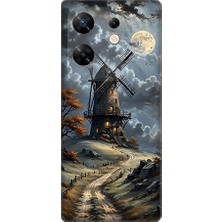 Teknomeg Infinix Zero 30 4g Uyumlu Yel Değirmeni  Desenli Silikon Kılıf