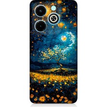 Infinix Hot 40I Uyumlu Yıldızlı Gece  Desenli Silikon Kılıf