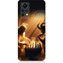 Teknomeg Infinix Note 11S Uyumlu Ay ve Cami  Desenli Silikon Kılıf