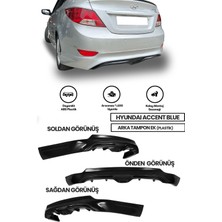 Woodhub Hyundai Accent Hyundai Accent Blue Arka Ek (Plastik) Uyumlu