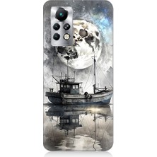 Infinix Note 11 Pro Uyumlu Balıkçı Teknesi  Desenli Silikon Kılıf