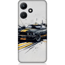 Teknomeg Infinix Hot 30I Uyumlu Hızlı Araba  Desenli Silikon Kılıf