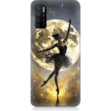 Infinix Note 7 Lite Uyumlu Ayışığında Dans  Desenli Silikon Kılıf