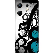 Infinix Zero 30 4g Uyumlu Sayısal Karmaşa  Desenli Silikon Kılıf
