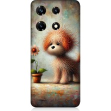 Infinix Note 30 Pro Uyumlu Sevimli Köpek  Desenli Silikon Kılıf