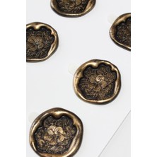 Mühürcüm Sakura 12 Adet 3D Hazır Kendinden Yapışkanlı Sticker Mühür RM2114