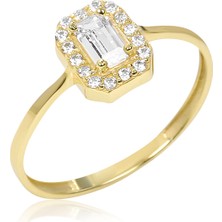 Altın Kesesi 8 Ayar Altın Baget Yüzük