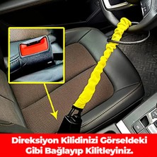 CarsTop.Tr Araba Direksiyon Kilidi - Hırsızlık Önleyici Güvenlik Kilidi - Dayanıklı ve Kolay Kullanım - Yüksek Güvenlik Araç Kilidi