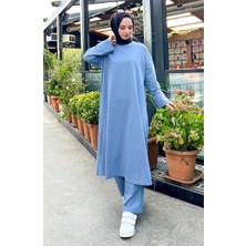 Sefa Merve Iki Iplik Eşofman Takım 3040-17 Indigo