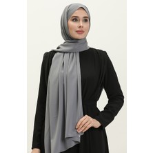 Sefa Merve Aymina Ipek Pamuk Şal 8612-04 Gri