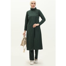 Balıkçı Yaka Eşofman Takım 3043-12 Zümrüt Yeşili