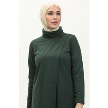 Balıkçı Yaka Eşofman Takım 3043-12 Zümrüt Yeşili