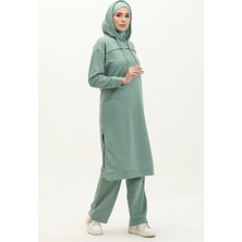 Sefa Merve Iki Iplik Eşofman Takım 3034-11 Çağla Yeşili