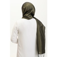 Püsküllü Tafta Şal 1267-41 Haki