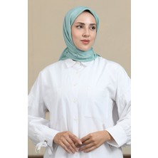 Jakarlı Eşarp 90169-03 Çağla Yeşili