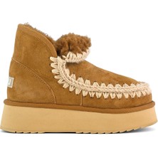 Mou Kadın Bot (Kar) MU.FW681000A Cog  Mou Mini Eskimo Platform Boot Cognac