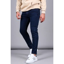 Denim Loni Sheff Denim Slim Fit Koyu Mavi Jean PANTOLON-6988