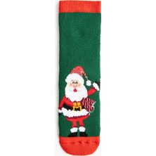 Koton Yılbaşı Temalı Havlu Çorap Noel Baba Detaylı