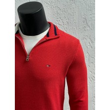 Tommy Hılfıger Fermuarlı Triko Kazak