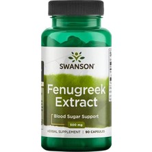 Swanson Fenugreek Extract 500 Mg 90 Kapsül