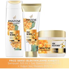 Pantene Miracles Frizz No More Şampuan 325 ml + Maske 300 ml + Saç Kremi 275 ml