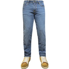 The Biker Jeans Urbanizer Blue Korumalı Motosiklet Kot Pantolonu