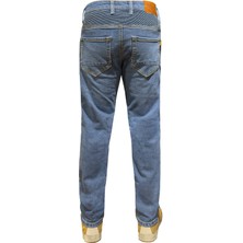 The Biker Jeans Urbanizer Blue Korumalı Motosiklet Kot Pantolonu