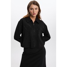 Zühre Gömlek Yaka Fermuarlı  Ikili Takım