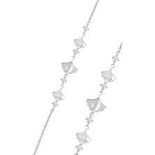 Söğütlü Silver Gümüş Rodyumlu Kedi Gözü ve Zirkon Taşlı Doğa Tılsımı Bileklik SGTL12637RODAJ