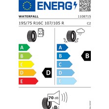 Waterfall 195/75 R16C 107/105R 8Pr Lt-300 Hafif Ticari Oto Yaz Lastiği (Üretim Yılı: 2024)