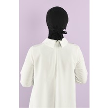 Sefa Merve Dikişli Penye Bone 90106-08 Siyah