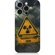 Teknomeg Apple iPhone 15 Pro Max Uyumlu Radyoaktif Bölge  Desenli Silikon Kılıf