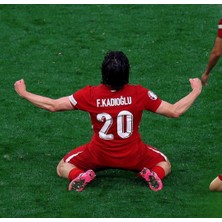 Breathless Türkiye Euro 2024 Ferdi Kadıoğlu Iç Saha Forması (Red)