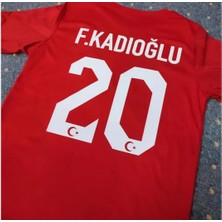 Breathless Türkiye Euro 2024 Ferdi Kadıoğlu Iç Saha Forması (Red)