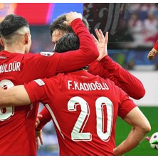 Breathless Türkiye Euro 2024 Ferdi Kadıoğlu Iç Saha Forması (Red)