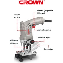 Crown Freze Makinası 430W CT11020 | Bakır Sargılı Kenar Freze