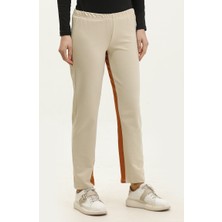 Sefa Merve Beli Lastikli Eşofman Altı 23100-09 Bej