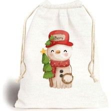 Tekno Trust Gnome Figürlü Kanvas Oyuncak ve Çamaşır Saklama Torbası 20X30CM Ebat