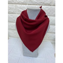 Kadın Bordo Renk Fular Bandana - Hediyelik