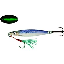 Sardalya 29G - Sahte Yem Kaşık Rapala -Levrek, Palamut, Lüfer, Çinekop, Turna Için En Iyi Glow Jig Yem